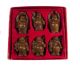 Lucky Buddha set with finely detailed Buddhas