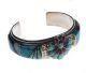 Hopi bracelet made in 2007 with beautiful gemstone.