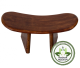 Yoga benches of beautiful polished Meranti wood (H195x425x170mm)