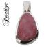 Thulite from Norway in 925/000 silver Prestige pendant