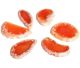 ORANGE agate pendants with drill hole for a lace, wax cord or chain. Size 30-50mm per piece.