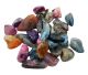 Tumbled stones made of agate “colored” from Brazil. 15-20mm
