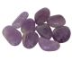 Amethyst tumbled stones from the mines of Amethist do Sul in Brazil.