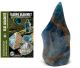 Blue Onyx (“Aragonite”) Flame sculpture from Patagonia / Argentina.