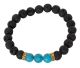 Bracelet Prestige Lavastone avec Turquoise