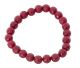 Bracelet de 8 mm en rubis (