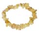 Split bracelet made of yellow Opal in Honduras