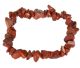 Split bracelet made of beautiful red jasper (