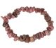 Split Bracelet made of rhodonite in Tanzania