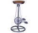 Bar stool made in the model of an old bicycle, beautiful as a shop interior. 71x38x38cm.