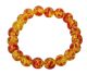 Amber bullet bracelet with 8 mm balls from Lithuania.