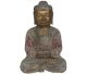 Statue Bouddha primitif en pierre ( env. 1930-1950)