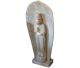 Natursteine stehender Buddha (H121xB51xD17 cm): 