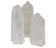 Rockcrystal points polished 50-60% clear from Madagascar 50-1200 gr.