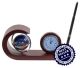 Lapislazuli mit Edelstein Globus inklusive Uhr und Stifthalter 