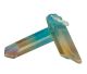 Bicolor Aura Rock Crystal (Aqua aura with Solar aura) Coming from the U.S.A.