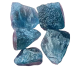 Blauer chinesischer Fluorit, verpackt in Beuteln von 100 Gramm.