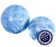 Blue Calcite spheres from Madagascar. 