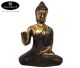 Bronzen Thaise Boeddha 95x65mm gemaakt in Indonesië. (geleverd in bruin/groen of goudkleurig brons afhankelijk van beschikbaarheid)