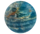 Sphere Blue Aragonite/onyx from Argentina (Piedra de Maradonna) in 60-70mm