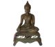 Kwan Yin en bronze- assis (5 inch) avec authenticité de Bob & certificat rose d'export.