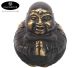 Bronze Fat Belly Buddha 70x60mm made in Indonesia. (delivered in brown/green or golden bronze depending on availability)