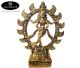 Tanzender Shiva aus Bronze, 180 x 140 mm, hergestellt in Indonesien. (wird je nach Verfügbarkeit in Braun/Grün oder Goldbronze geliefert)
