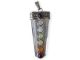 Chakra pendulum based on rock crystal, made with 7 gemstones. incl. chain with rock crystal ball.