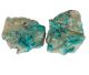 Santarisite. Turquoise, Ajoite, rock crystal, Papagoite and gold, from the 