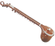 Sitar in beautiful case, made entirely by hand in Pakistan.