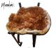 Table Citrine (super exclusive avec un magnifique cadre et des pieds en fer forgé à la main, fournie sans plateau en verre), entre 20 et 35 kilos