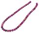Crazy Lace Agate (pink) Necklace 40 cm and 8 mm bullets from Mexico