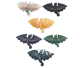 Fliegende Drachen, Gravur in verschiedenen Edelsteinarten aus Hongkong.
