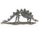 Dinosaur skeleton of Canadian artist