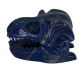 Dinosaurushoofd gemaakt in mooi donkerblauw Lapis Lazuli.