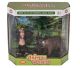 Grizzly bear, monkey and palm tree in nice gift box (BESTSELLER)