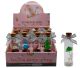Lucky Bottle BLOEM & Parel 1 (Geluksflesjes) 70mm van glas  (12 flesjes per display) 