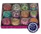 Glitter boxes (model round) 12 pieces in glittering display (BESTSELLER 2016)