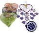 Dreamcatchers in heart shape with Capiz Shells medium (delivered in assorted colors)