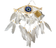 Beautiful dream catchers in 40cm length. with real feathers. (Large wide)