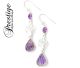 925/000 Silver earrings with various types of gemstone, supplied assorted. (P0295)
