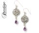 925/000 Silver earrings with various types of gemstone, supplied assorted. (P0317)