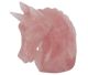 Unicorn - licornr XXL de quartz de rose de Madagascar