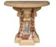 French side table of various types of stone