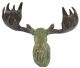 Moose head as beautiful decorative wall decoration.