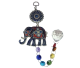 Model Elephant Lucky Protection - mobile with beautiful Rainbow & Aura crystals!