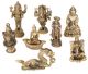 Bronzen Boeddha's & Hindoe figuren (30-40 mm)