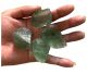 Fluorite verte de Chine en morceaux grossiers de 2 à 5 centimètres. Ventes au kilogramme.