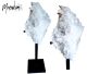 Rock crystal showpieces of 12-60 kilos each from Jesseville/Arkansas in the U.S.A.