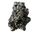 Pyrite with Galenite and Rock Crystal from Huanzala in Peru.